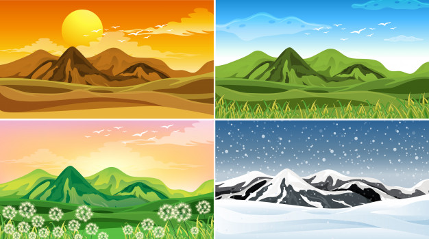 Geografia 5º Ano Fundamental - Clima: Equatorial, Litorâneo, Tropical, Subtropical, Semiárido; Climas brasileiros e Relevo: Planalto, Depressão e Planície.