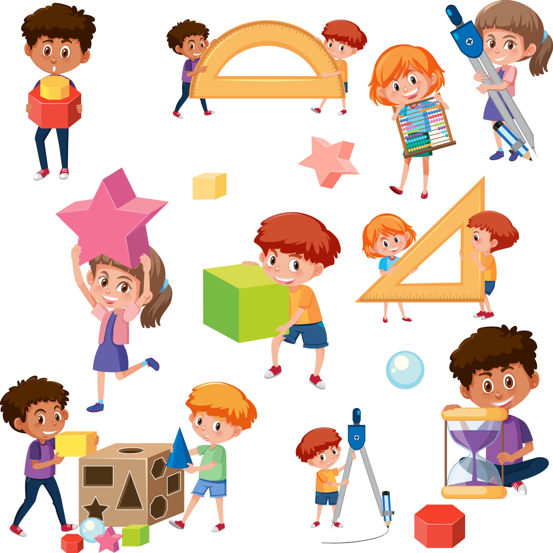 Matemática 2º Ano Fundamental - Sistema de numeração decimal, figuras geométricas, subtração, unidade, dezena e centena.