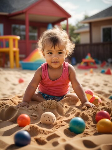 Plano de Aula Educação Infantil 1 - Brincadeiras, exploração e descobertas no tanque de areia